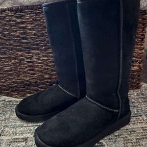 UGG Black Suede Boots